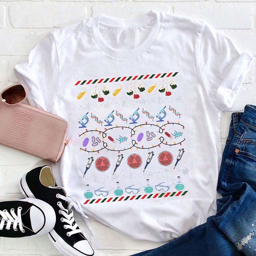 Science Christmas T Shirt, Merry T Shirt, Unisex Christmas Shirts