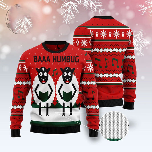 Sheep Lalala Ugly Christmas Sweater, Funny Xmas Sweater, Sweater Xmas