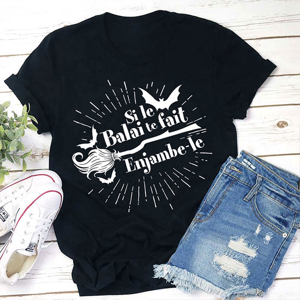 Si Le Balai Te Fait Enjambe Le French T Shirt, Merry T Shirt, Unisex Christmas Shirts