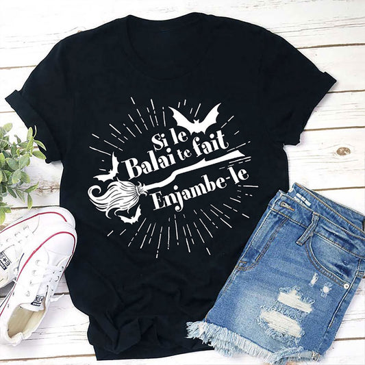 Si Le Balai Te Fait Enjambe Le French T Shirt, Merry T Shirt, Unisex Christmas Shirts