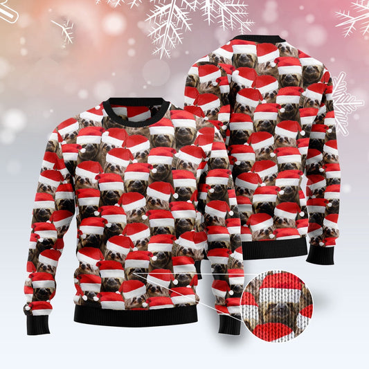Sloth Group Awesome Ugly Christmas Sweater, Funny Xmas Sweater, Sweater Xmas