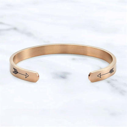 Smooth Seas Never Made A Skilled Sailor Personalized Cuff Bracelet, Christian Bracelet For Women, Bible Verse Bracelet, Christian Jewelry