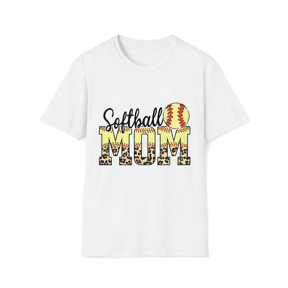 Softball Mom  Sport Premium T Shirt, Mother's Day Premium T Shirt, Mom Shirt