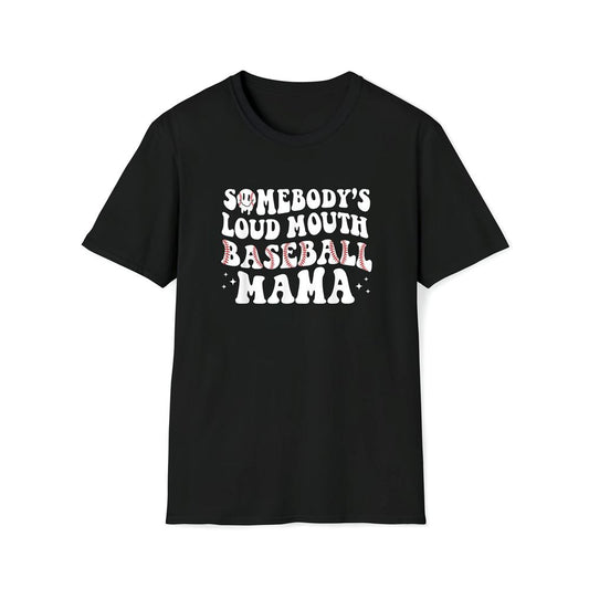 Somebodys Loud Mouth Baseball Mama Mother's Day Mom Life Premium T Shirt, Mother's Day Premium T Shirt, Mother's Day Gift, Mom Shirt