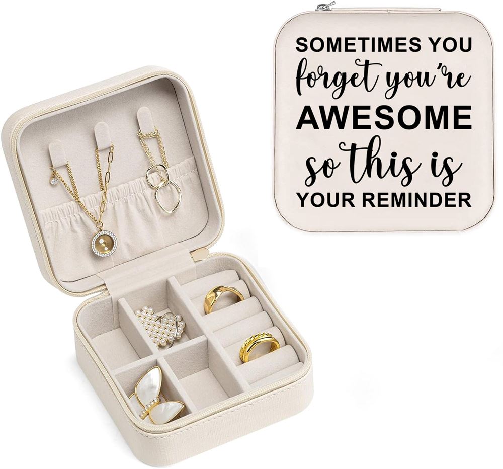 Sometimes You Forget You're Awesome Jewelry Box, Gift For Women, Mother's Day Jewelry Case, Gift For Her