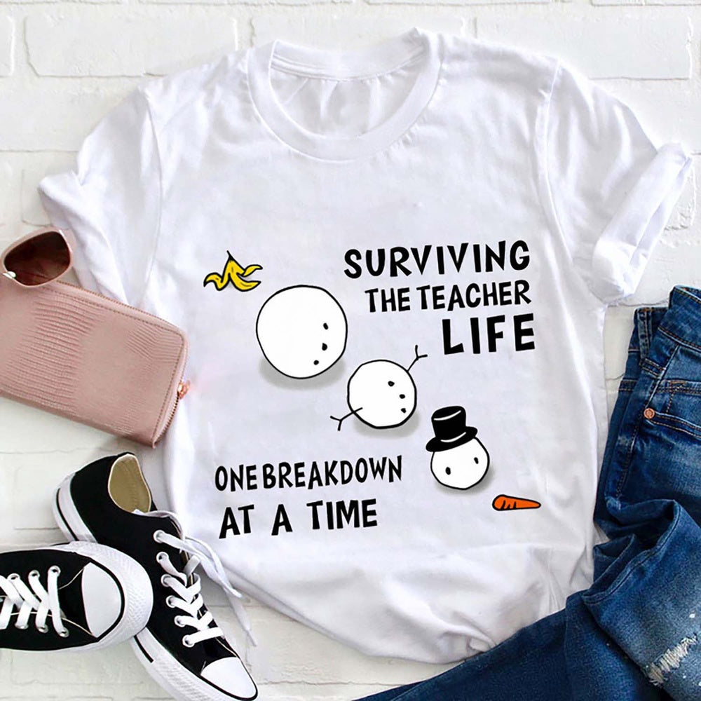 Surviving The Life One Breakdown At A Time T Shirt, Merry T Shirt, Unisex Christmas Shirts