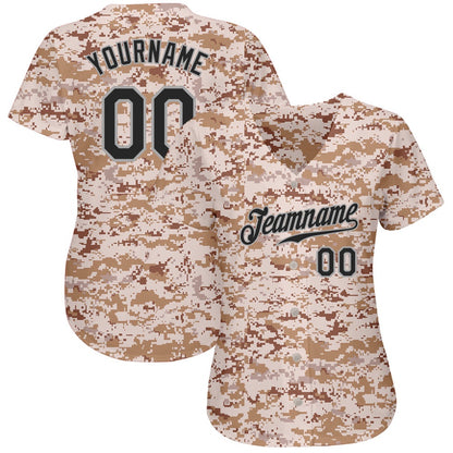Team Jerseys Baseball, Custom Camo Black Gray Authentic Salute To Service Baseball Jersey, Logo Baseball Jersey