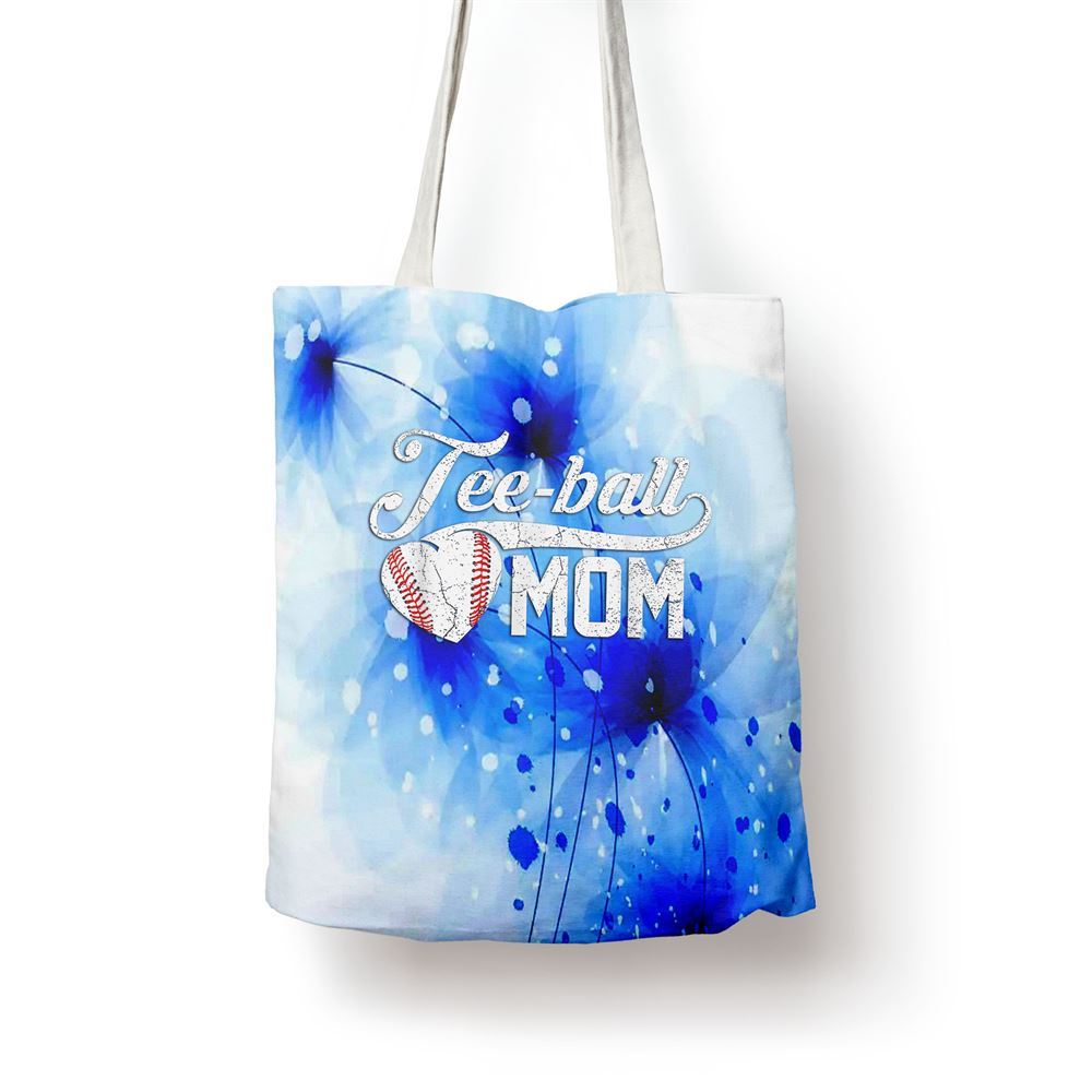 Tee Ball Mom Tball Mom Mothers Day Gifts Tote Bag, Women Tote Bag, Canvas Tote Bag, Printed Tote Bag