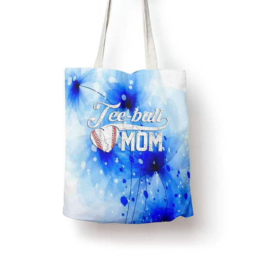 Tee Ball Mom Tball Mom Mothers Day Gifts Tote Bag, Women Tote Bag, Canvas Tote Bag, Printed Tote Bag
