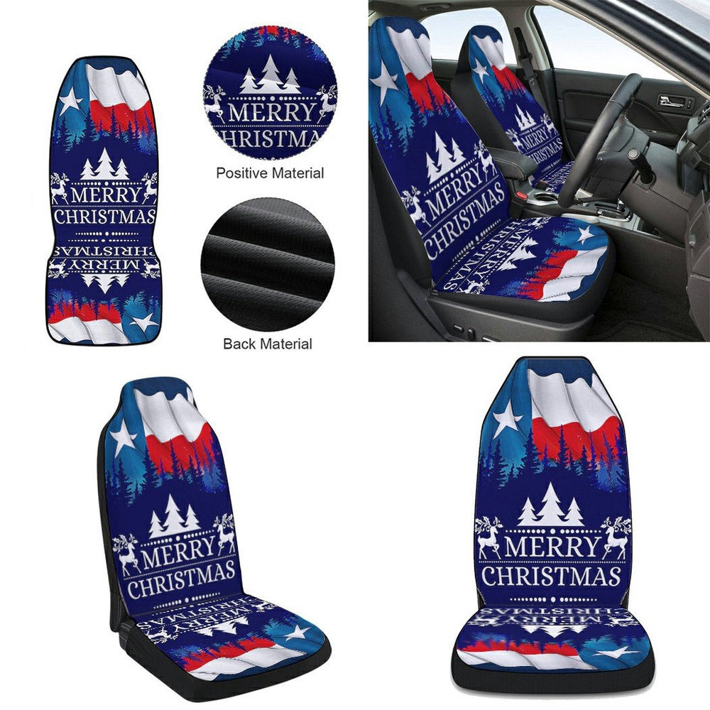 Texas Christmas Merry Christmas You all Cars Seat Cover, Christmas Car Seat Covers, Car Decor Gift