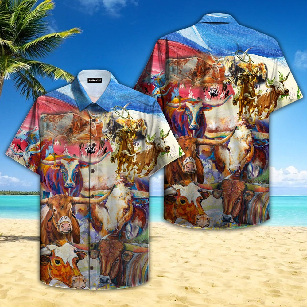 Texas Hawaiian Shirt, Dont Stop Until You Proud Texas Cowboy Horse Hawaiian Shirts, Summer Beach Shirt