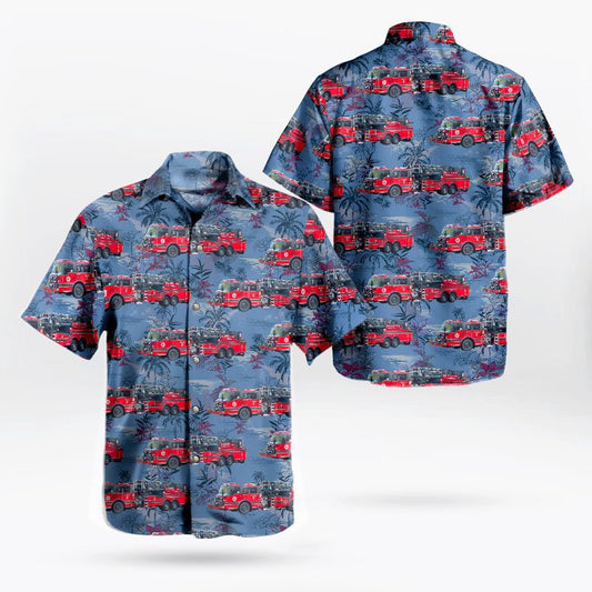 Texas Hawaiian Shirt, Killeen Fire Department, Texas Hawaiian Shirt, Hawaiian Firefighter Shirts