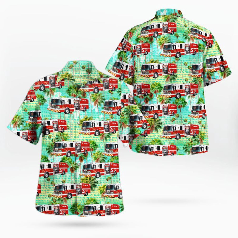 Texas Hawaiian Shirt, Live Oak Fire Department, Texas Hawaiian Shirt, Summer Beach Shirt