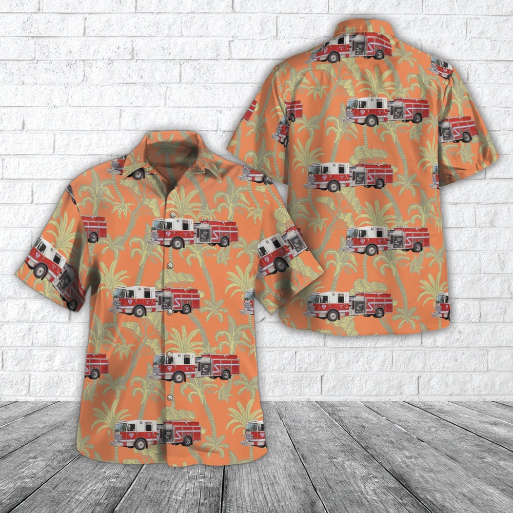 Texas Hawaiian Shirt, San Angelo, Texas, San Angelo Fire Department Hawaiian Shirt, Hawaiian Firefighter Shirts