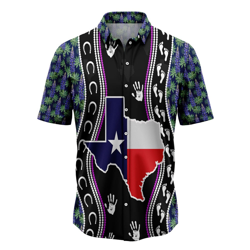 Texas Hawaiian Shirt, Texas Bluebonnet Awesome Hawaiian Shirt, Summer Beach Shirt