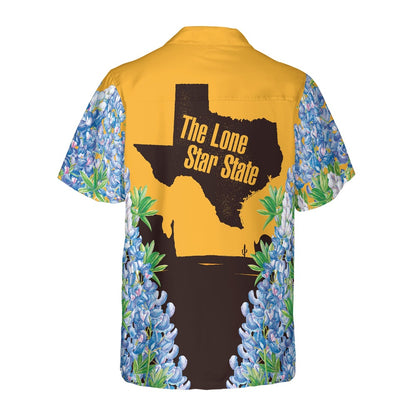 Texas Hawaiian Shirt, Texas Bluebonnets Rodeo Hawaiian Shirt, Summer Beach Shirt