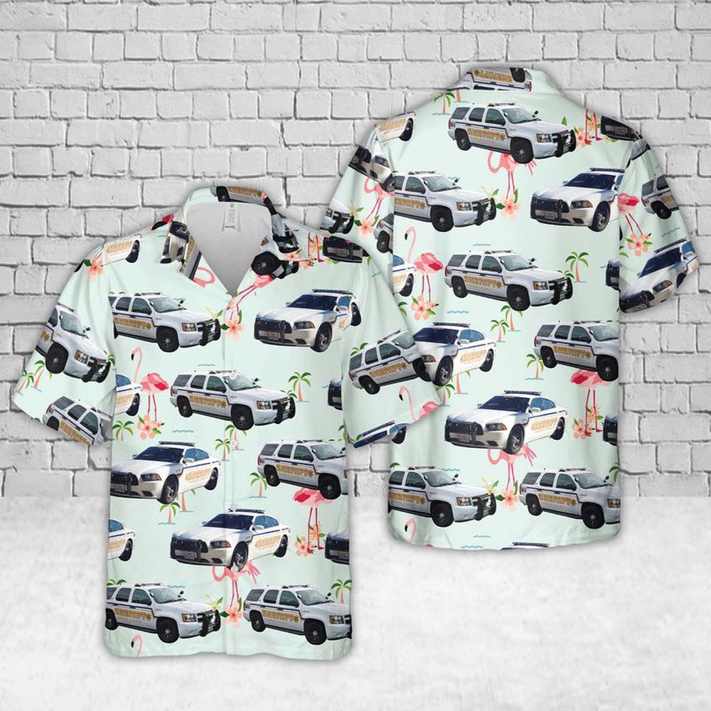Texas Hawaiian Shirt, Texas Harris Sheriff County Hawaiian Shirt, Police Hawaiian Shirt