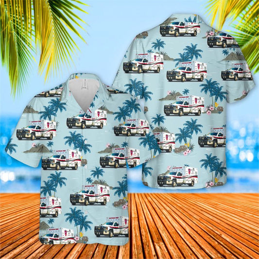 Texas Hawaiian Shirt, Texas Huffman EMS Hawaiian Shirt, EMS Hawaiian Shirt