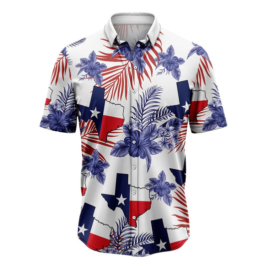 Texas Hawaiian Shirt, Texas Proud Flag Hawaiian Shirts, Summer Beach Shirt