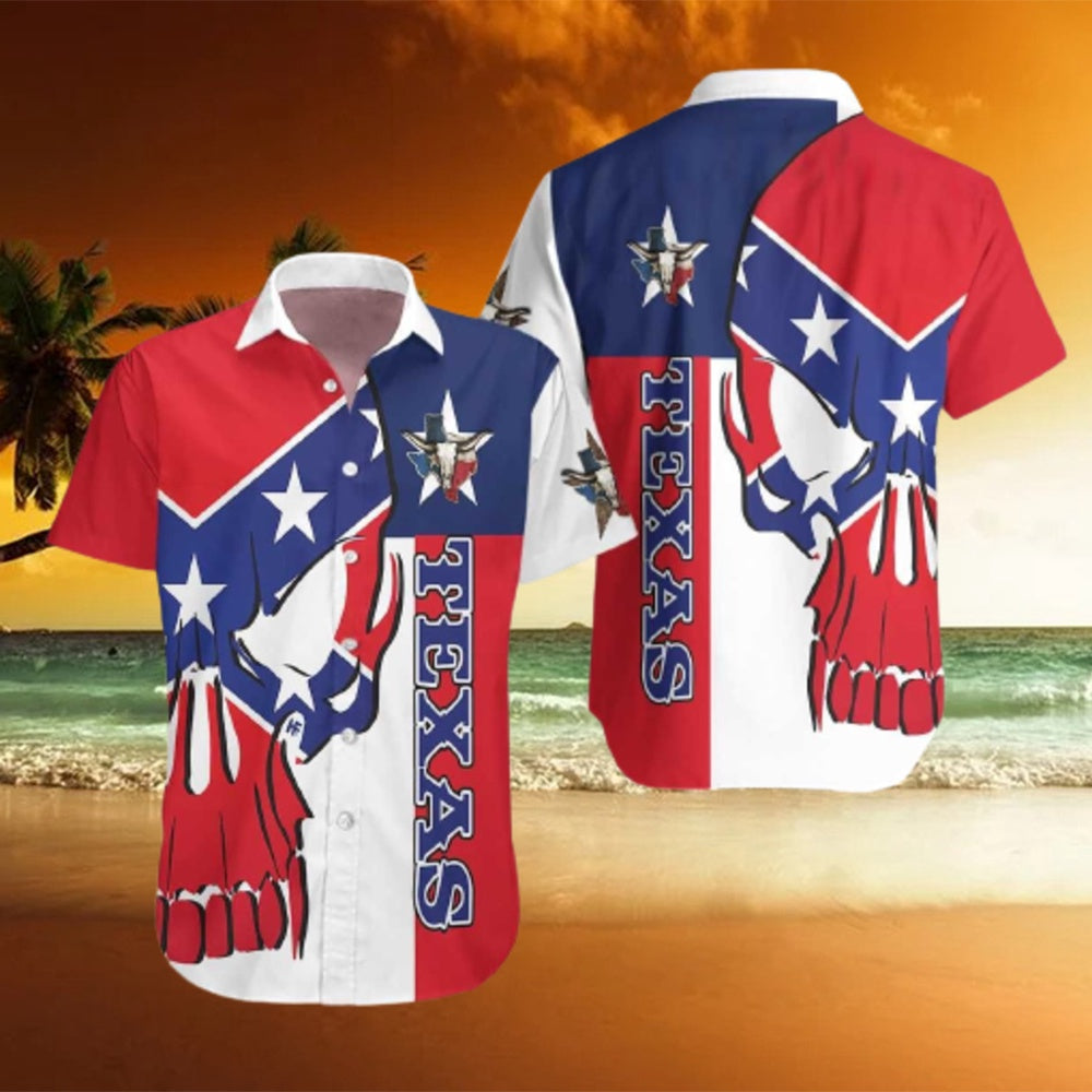 Texas Hawaiian Shirt, Texas Southern Hawaiian Shirt, Summer Beach Shirt