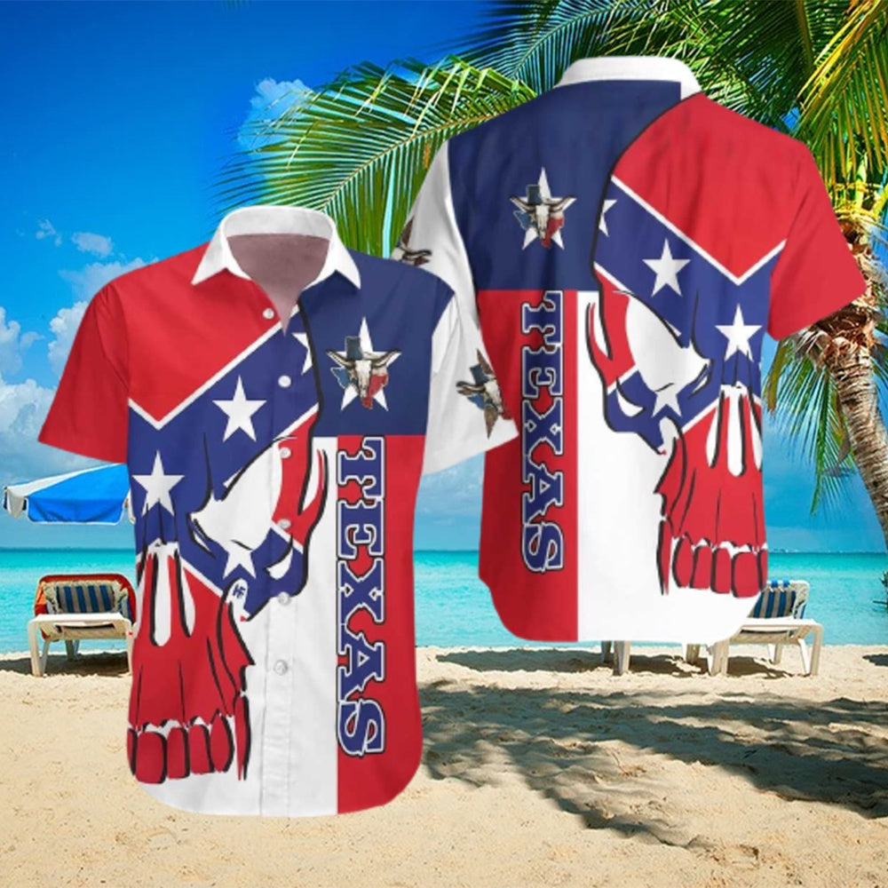 Texas Hawaiian Shirt, Texas Southern Hawaiian Shirt, Summer Beach Shirt