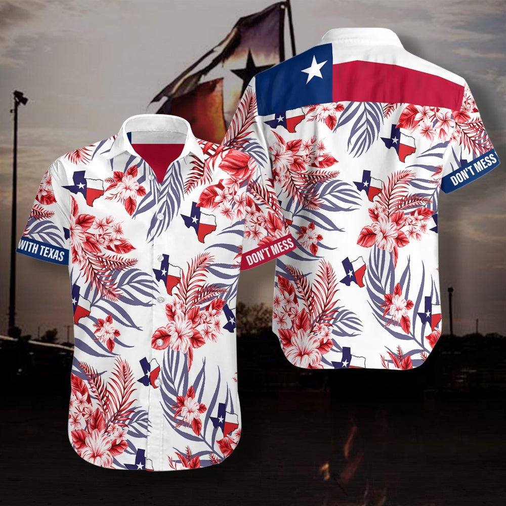 Texas Hawaiian Shirt, Texas Summer Hawaiian Shirt, Summer Beach Shirt