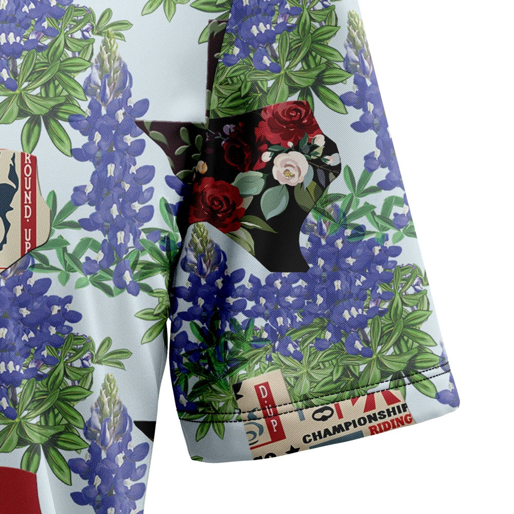 Texas Hawaiian Shirt, Texas Things Bluebonnet Hawaiian Shirt, Summer Beach Shirt