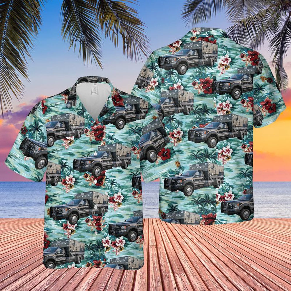 Texas Hawaiian Shirt, Texas Wise County EMS Rescue Hawaiian Shirt, EMS Hawaiian Shirt