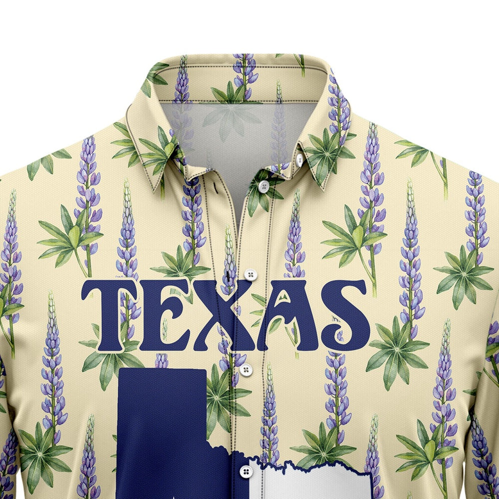 Texas Hawaiian Shirt, The Lone Star State Texas Hawaiian Shirt, Summer Beach Shirt