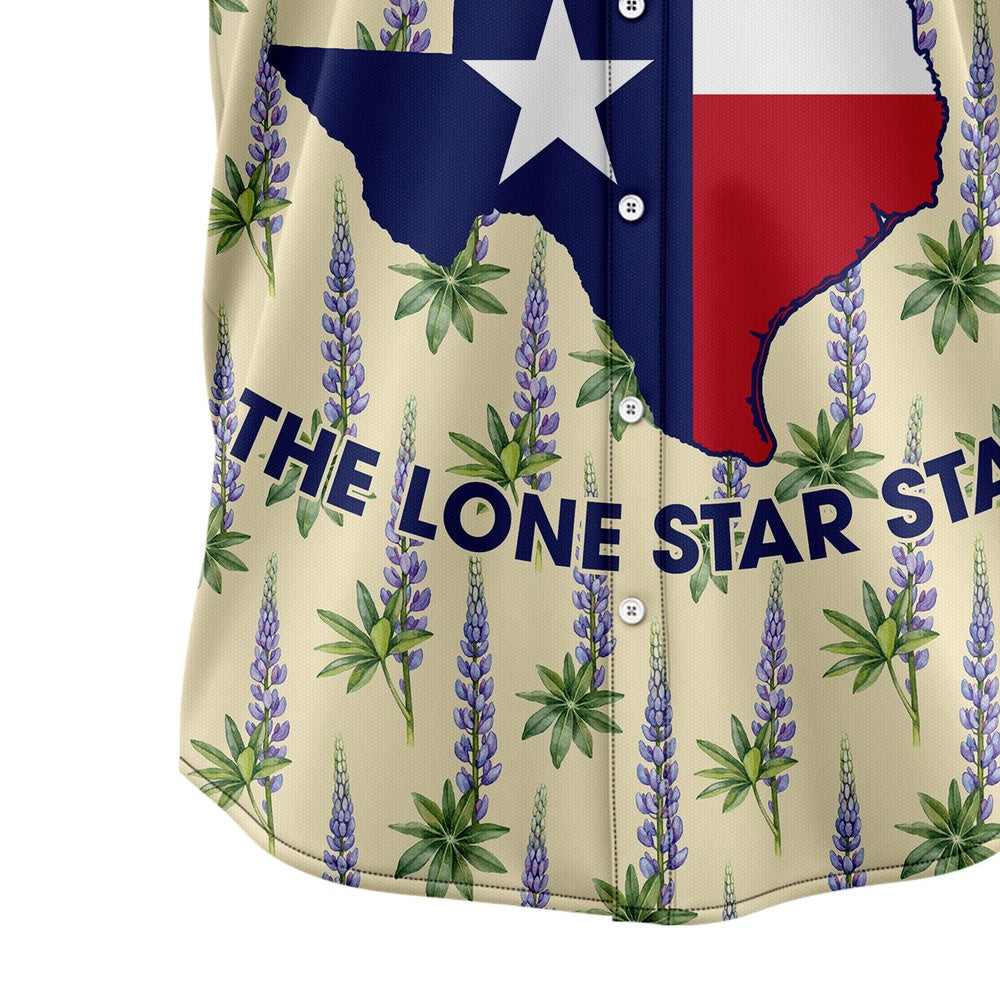 Texas Hawaiian Shirt, The Lone Star State Texas Hawaiian Shirt, Summer Beach Shirt