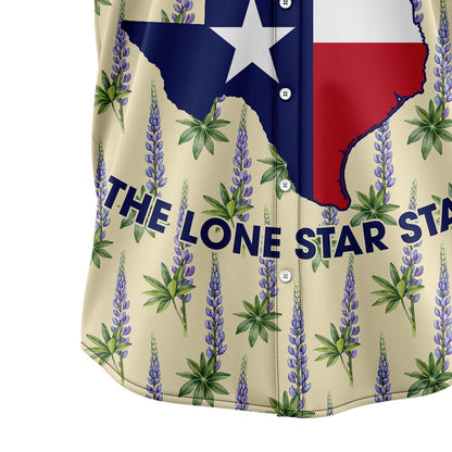 Texas Hawaiian Shirt, The Lone Star State Texas Hawaiian Shirt, Summer Beach Shirt