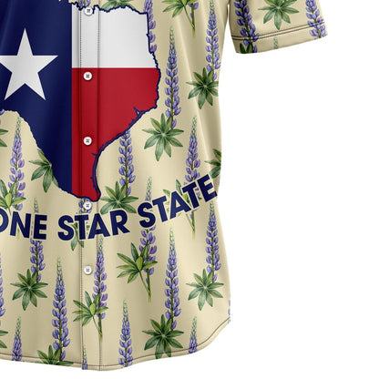 Texas Hawaiian Shirt, The Lone Star State Texas Hawaiian Shirt, Summer Beach Shirt