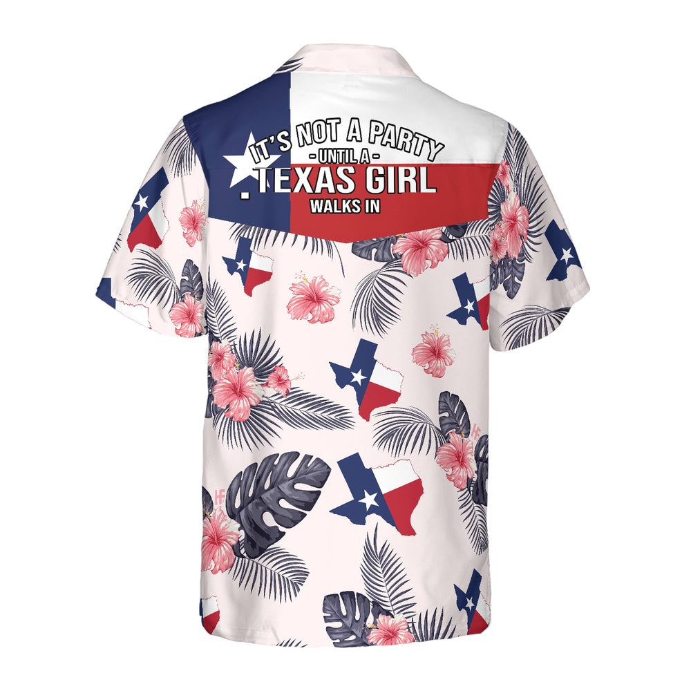 Texas Hawaiian Shirt, Tropical Texas Hawaiian Shirt, Summer Beach Shirt