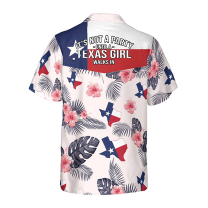 Texas Hawaiian Shirt, Tropical Texas Hawaiian Shirt, Summer Beach Shirt