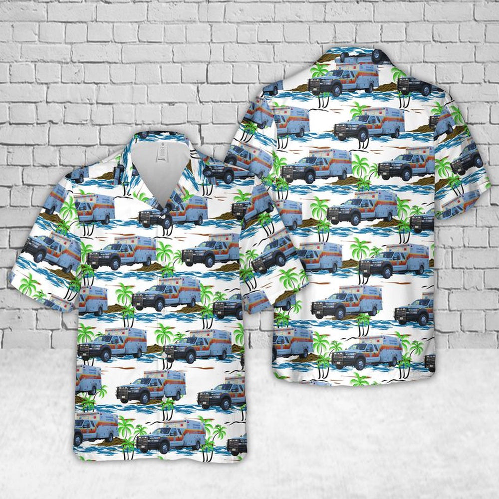 Texas Hawaiian Shirt, Washington County EMS Texas Hawaiian Shirt, EMS Hawaiian Shirt