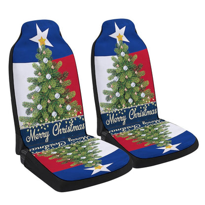 Texas Merry Christmas Cars Seat Cover, Christmas Car Seat Covers, Car Decor Gift
