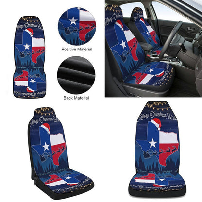 Texas Merry Christmas You all Cars Seat Cover, Christmas Car Seat Covers, Car Decor Gift