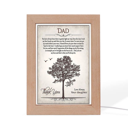 Thank You Dad Frame Lamp, Mother's Day Night Light, Best Mom Ever, Gift For Mom