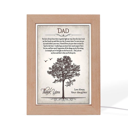 Thank You Dad Frame Lamp, Mother's Day Night Light, Best Mom Ever, Gift For Mom