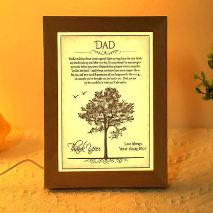 Thank You Dad Frame Lamp, Mother's Day Night Light, Best Mom Ever, Gift For Mom