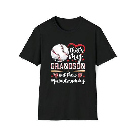 Thats My Grandson Baseball Grammy Of A Baseball Player Premium T Shirt, Mother's Day Premium T Shirt, Mother's Day Gift, Mom Shirt