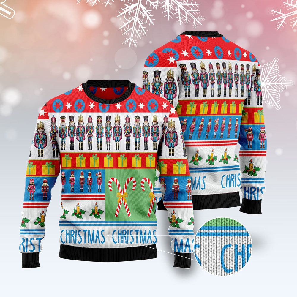 The Nutcracker Ugly Christmas Sweater, Funny Xmas Sweater, Sweater Xmas