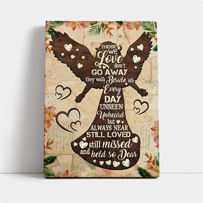 Those We Love Don'T Go Away Canvas, Mother's Day Canvas Art, Gift For Mom, Birthday Gift, Mother's Day Wall Art