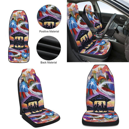 Three Kings Three Wise Men Nativity Of Jesus Puerto Rico Christmas Cars Seat Cover, Christmas Car Seat Covers, Car Decor Gift