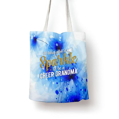 To Be A Cheer Grandma Of A Cheerleader Grandmother Tote Bag, Women Tote Bag, Canvas Tote Bag, Printed Tote Bag