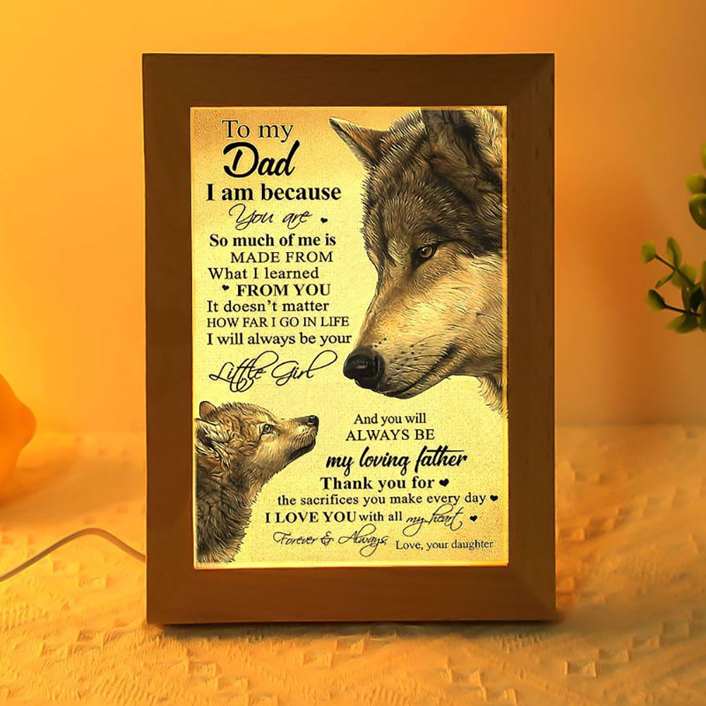 To My Dad Frame Lamps, Mother's Day Night Light, Best Mom Ever, Gift For Mom