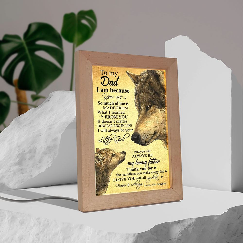 To My Dad Frame Lamps, Mother's Day Night Light, Best Mom Ever, Gift For Mom