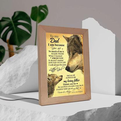 To My Dad Frame Lamps, Mother's Day Night Light, Best Mom Ever, Gift For Mom