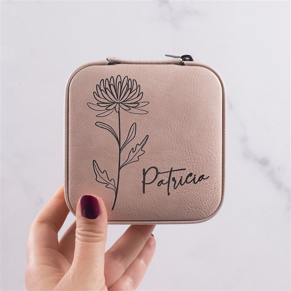 Travel Jewelry Box, Personalized Gifts For Her, Wedding Bridesmaid Gifts, Mother's Day Jewelry Case