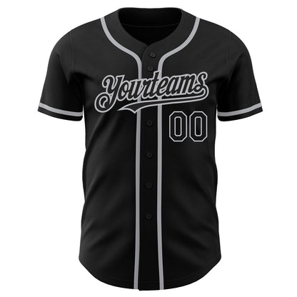 USA Baseball Jersey, Custom Black Gray Authentic Baseball Jersey, Team Jerseys Baseball